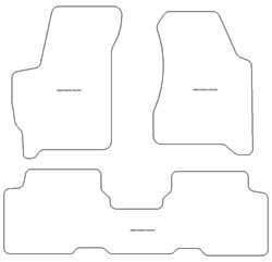 Tappetini per Kia Carens II 07.2002-10.2006 MTM One