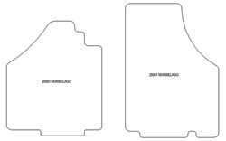 Tappetini per Lamborghini Murcielago 2001-2010 MTM One