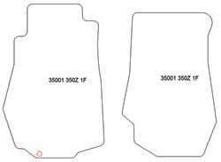 Tappetini auto per Nissan 350Z 2002-2009