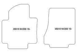 Tappetini per Nissan NV200 van 2010- MTM One
