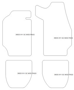 Tappetini per Porsche 911 SC - MTM One