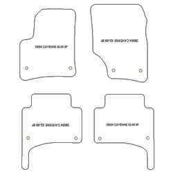 Tappetini auto per Porsche Cayenne I 2002-2010
