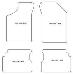 Tappetini auto per Renault Clio I 1990-1998