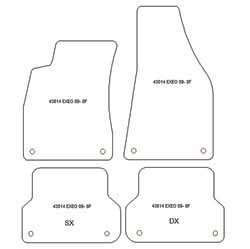 Tappetini per Seat Exeo ST 2009-2013 MTM One