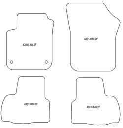 Tappetini per Seat Mii 2012-2021 MTM One