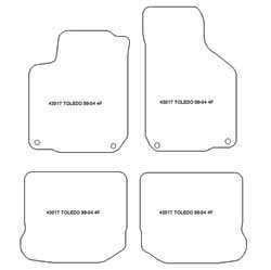 Tappetini per Seat Toledo II (1M) 1999-2004 MTM One