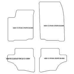 Tappetini per Suzuki Grand Vitara I 3 porte 1998-2004 MTM One