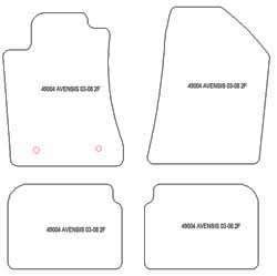 Tappetini per Toyota Avensis II 03.2003-12.2008 MTM One