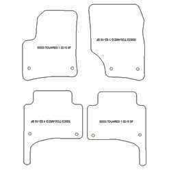 Tappetini auto per Volkswagen Touareg I 2002-2010