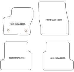 Tappetini per Ford Kuga II 02.2013-2015 MTM One