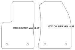 Tappetini per Ford Courier Transit 2014-2018 MTM One