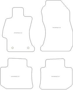 Tappetini auto per Subaru Impreza IV 04.2013-2017