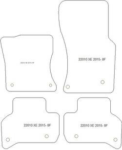 Tappetini per Jaguar XE 06.2015-2019 MTM One