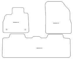 Tappetini per Renault Espace V 04.2015-03.2023 MTM One