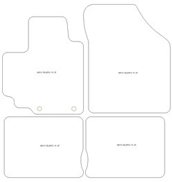 Tappetini per Suzuki Celerio 11.2014-2021 MTM One