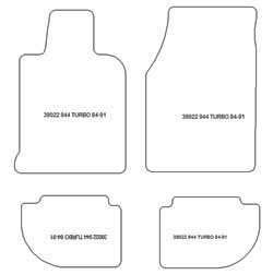 Tappetini per Porsche 944 Turbo - MTM One