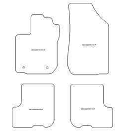 Tappetini auto per Dacia Logan MCV 2013-12.2020