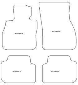 Tappetini auto per Mini Clubman (F54) 10.2015-