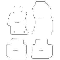 Tappetini auto per Subaru Levorg 09.2015-2020