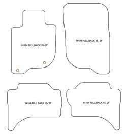 Tappetini per Fiat Fullback 2016- MTM One