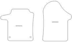 Tappetini per Mercedes V-Class (W447) / EQV 300 (electric) van 06.2014- MTM One