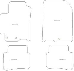 Tappetini auto per Kia Rio IV (YB) (anche MHEV) 01.2017-