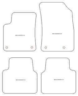 Tappetini auto per Citroen C3 Aircross 2017-05.2024