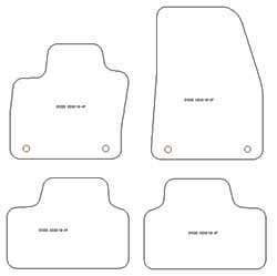 Tappetini auto per Volvo XC40 (anche Mild Hybrid e Plug-in Hybrid) 2018-