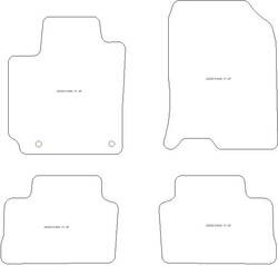 Tappetini per Hyundai Kona Diesel/Benzina/Mild Hybrid 48V 11.2017-08.2023 MTM One
