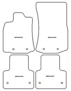 Tappetini per Jaguar XJ short 2009-2012 MTM One