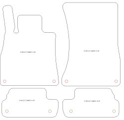 Tappetini auto per Mercedes Classe S (A217) Cabrio 2014-