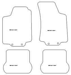 Tappetini per Volkswagen Golf 4 Cabrio 1998-2002 MTM One