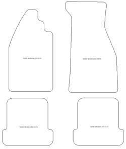 Tappetini auto per Volkswagen Maggiolino 1963-1974
