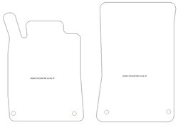 Tappetini auto per Chrysler Crossfire 2003-2008