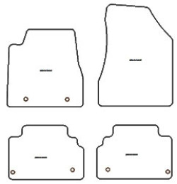 Tappetini auto per Lexus RX 2003-2009