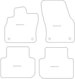 Tappetini auto per Audi Q3 II (F3) Sportback (anche Plug-in Hybrid e TFSI) 10.2019-