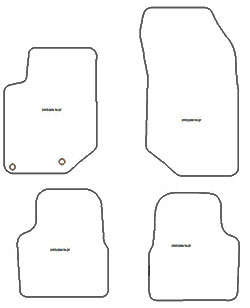 Tappetini auto per Peugeot 2008 II 2019-