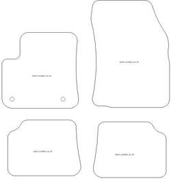 Tappetini auto per Opel Corsa F Electric 2020-