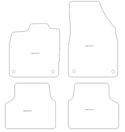 Tappetini auto per Volkswagen ID.3 2020-
