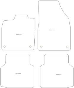 Tappetini auto per Volkswagen ID.4 2020-