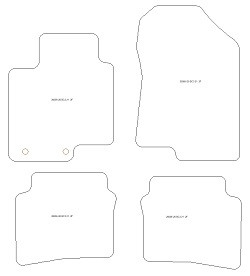 Tappetini per Hyundai i20 (BC3) (anche T-GDI 48V) 10.2020- MTM One