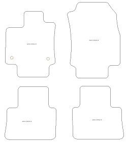 Tappetini auto per Suzuki Across (anche Plug-in Hybrid) 2020-