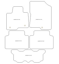 Tappetini per Kia Sorento IV anche Restlying 2024 7 posti Hybrid / Plug-in Hybrid 09.2020- MTM One