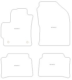 Tappetini auto per Suzuki Swace 2020-