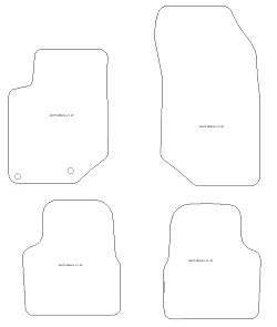 Tappetini per Opel Mokka 2021- MTM One