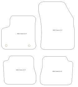 Tappetini per Citroen C4 III Electric 2020- MTM One