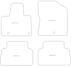 Tappetini auto per Hyundai Santa Fe 5 posti Hybrid / Plug-in Hybrid 2021-