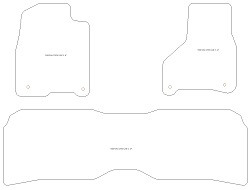 Tappetini per Dodge Ram Crew Cab 2013-/ MTM One