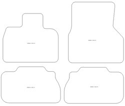 Tappetini auto per BMW iX (I20) Electric 2021- one