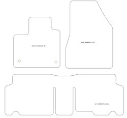 Tappetini per Renault Kangoo III 06.2021- MTM One